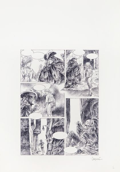 Paolo Eleuteri Serpieri : Saria - Le tre chiavi  - Asta Fumetti: Tavole e Illustrazioni Originali - Associazione Nazionale - Case d'Asta italiane