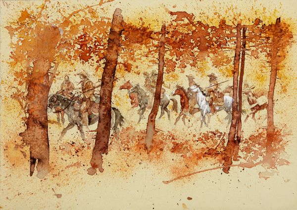 Sergio Tisselli : Kit Karson  - Asta Fumetti: Tavole e Illustrazioni Originali - Associazione Nazionale - Case d'Asta italiane