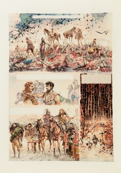 Sergio Tisselli : Foreste di morte  - Asta Fumetti: Tavole e Illustrazioni Originali - Associazione Nazionale - Case d'Asta italiane
