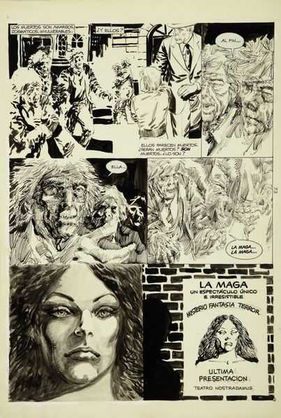 Gustavo Trigo : La Maga  - Asta Fumetti: Tavole e Illustrazioni Originali - Associazione Nazionale - Case d'Asta italiane