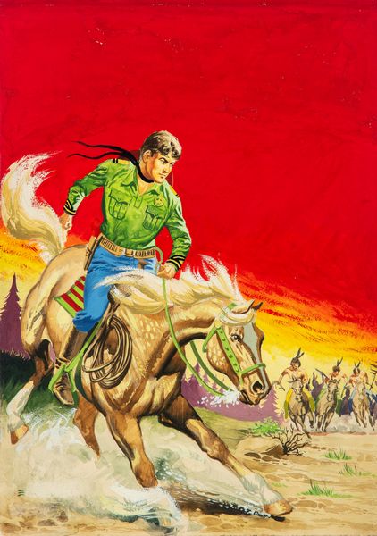 Emilio Uberti : Capitan Miki  - Asta Fumetti: Tavole e Illustrazioni Originali - Associazione Nazionale - Case d'Asta italiane