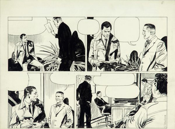 Sergio Zaniboni : Tenente Marlo  - Asta Fumetti: Tavole e Illustrazioni Originali - Associazione Nazionale - Case d'Asta italiane