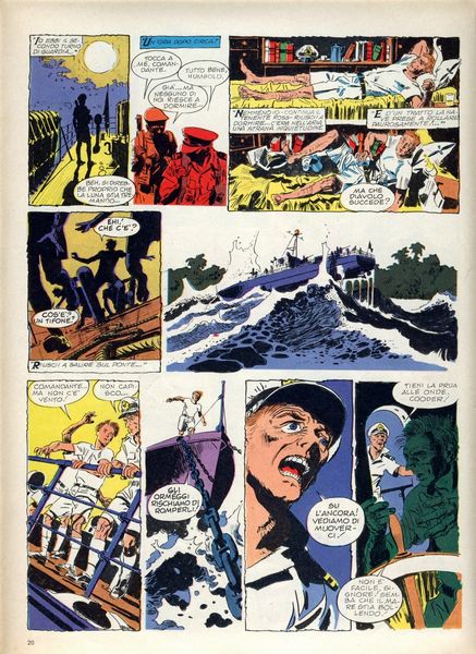 Aldo Di Gennaro : La notte della luna tremante  - Asta Fumetti: Tavole e Illustrazioni Originali - Associazione Nazionale - Case d'Asta italiane