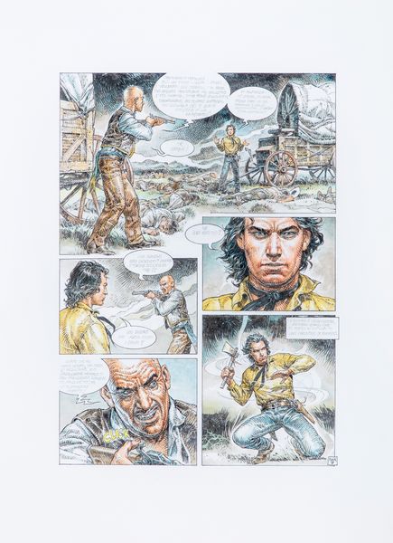 Paolo Eleuteri Serpieri : Tex - Leroe e la leggenda  - Asta Fumetti: Tavole e Illustrazioni Originali - Associazione Nazionale - Case d'Asta italiane