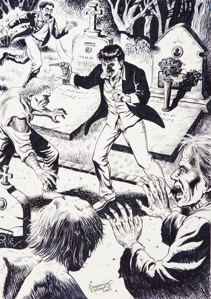 Beniamino Delvecchio : Dylan Dog  - Asta Fumetti: Tavole e Illustrazioni Originali - Associazione Nazionale - Case d'Asta italiane
