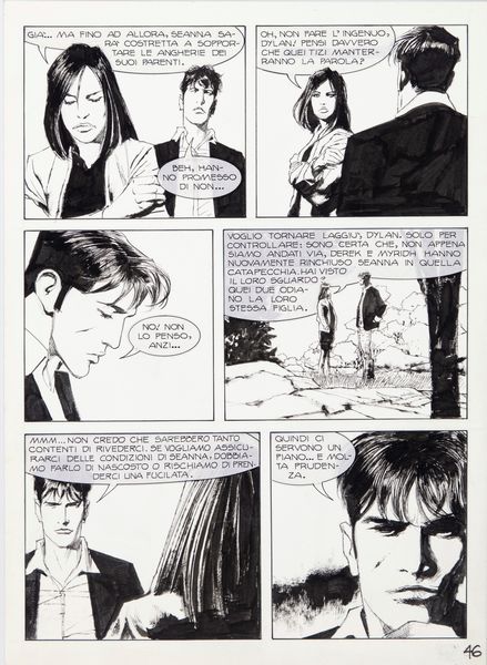 Corrado Roi : Dylan Dog - La capanna nel bosco  - Asta Fumetti: Tavole e Illustrazioni Originali - Associazione Nazionale - Case d'Asta italiane
