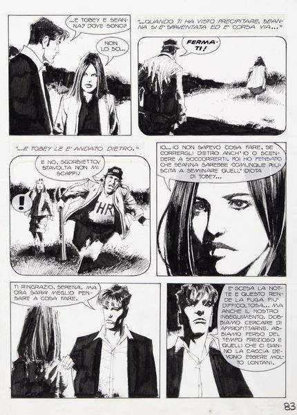 Corrado Roi : Dylan Dog - La capanna nel bosco  - Asta Fumetti: Tavole e Illustrazioni Originali - Associazione Nazionale - Case d'Asta italiane