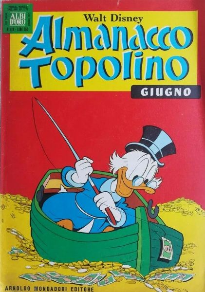 Giuseppe Perego : Almanacco Topolino n. 174  - Asta Fumetti: Tavole e Illustrazioni Originali - Associazione Nazionale - Case d'Asta italiane