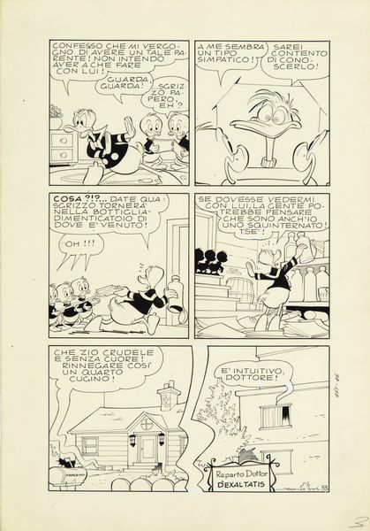 Romano Scarpa : Sgrizzo il pi balzano papero del mondo  - Asta Fumetti: Tavole e Illustrazioni Originali - Associazione Nazionale - Case d'Asta italiane