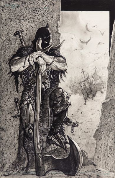 Simon Bisley : Death Dealer  - Asta Fumetti: Tavole e Illustrazioni Originali - Associazione Nazionale - Case d'Asta italiane