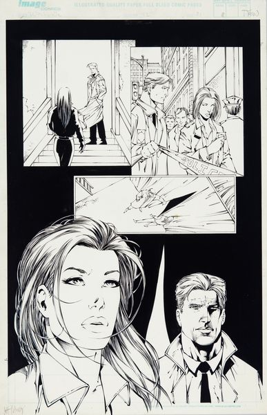 Keu Cha : Witchblade - A Cold Day in Hell  - Asta Fumetti: Tavole e Illustrazioni Originali - Associazione Nazionale - Case d'Asta italiane