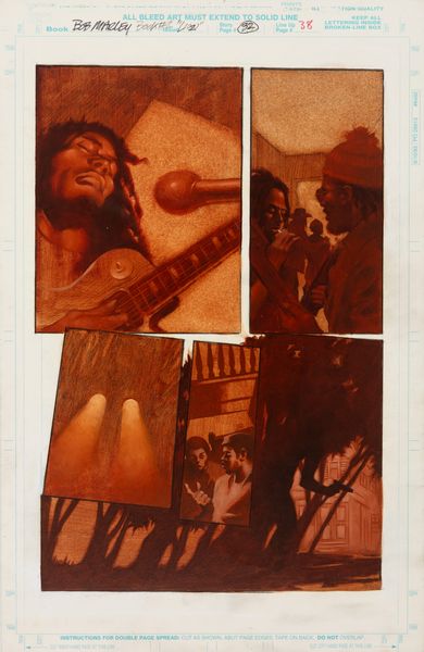Gene Colan : Bob Marley: Tale of the Tuff Gong  - Asta Fumetti: Tavole e Illustrazioni Originali - Associazione Nazionale - Case d'Asta italiane