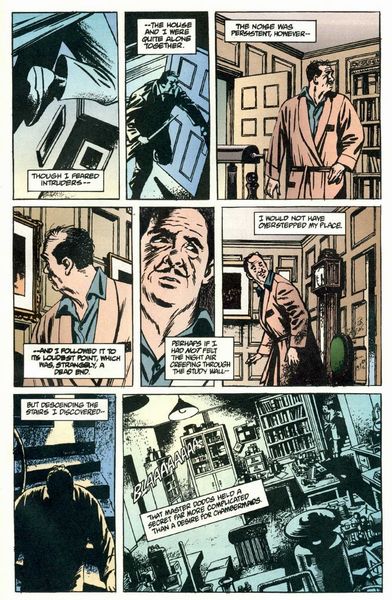 David Lloyd : Sandman Mystery Theatre Annual - The Butler  - Asta Fumetti: Tavole e Illustrazioni Originali - Associazione Nazionale - Case d'Asta italiane