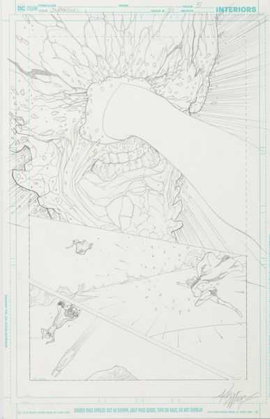 Kevin Maguire : Supergirl - Fractured Trust  - Asta Fumetti: Tavole e Illustrazioni Originali - Associazione Nazionale - Case d'Asta italiane