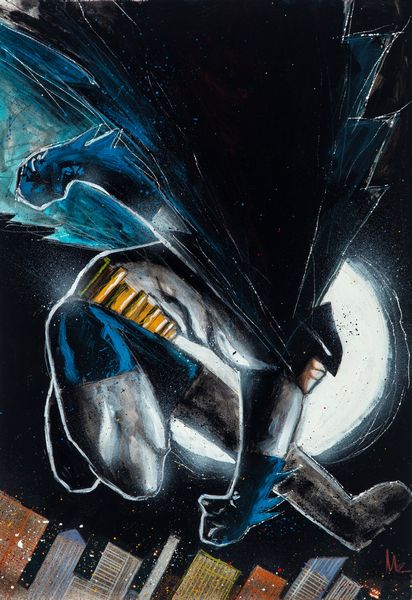 Andrea Mozzato : Batman  - Asta Fumetti: Tavole e Illustrazioni Originali - Associazione Nazionale - Case d'Asta italiane