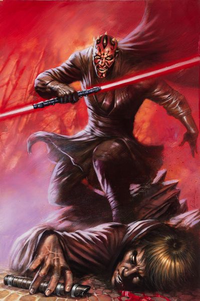 Lucio Parrillo : Star Wars: Darth Maul  - Asta Fumetti: Tavole e Illustrazioni Originali - Associazione Nazionale - Case d'Asta italiane