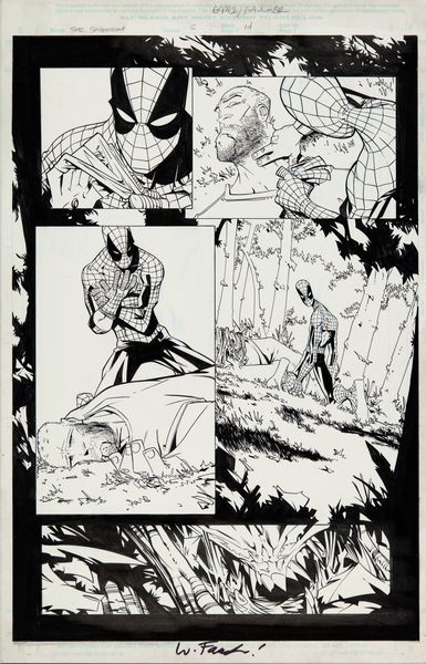 Humberto Ramos : Spectacular Spider-Man - The Hunger  - Asta Fumetti: Tavole e Illustrazioni Originali - Associazione Nazionale - Case d'Asta italiane
