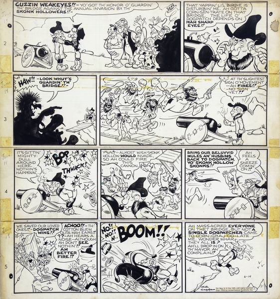 Al Capp : Li'l Abner  - Asta Fumetti: Tavole e Illustrazioni Originali - Associazione Nazionale - Case d'Asta italiane