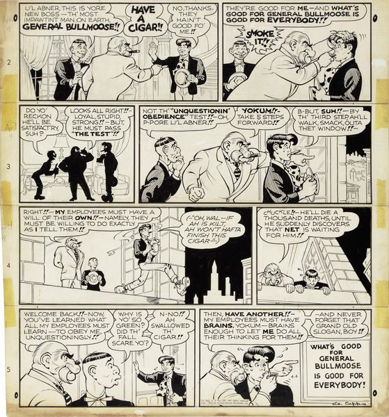 Al Capp : Li'l Abner  - Asta Fumetti: Tavole e Illustrazioni Originali - Associazione Nazionale - Case d'Asta italiane