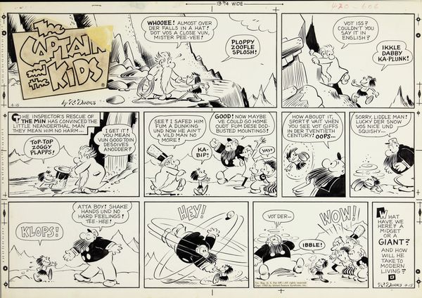 Rudolph Dirks : The Captain and the Kids  - Asta Fumetti: Tavole e Illustrazioni Originali - Associazione Nazionale - Case d'Asta italiane