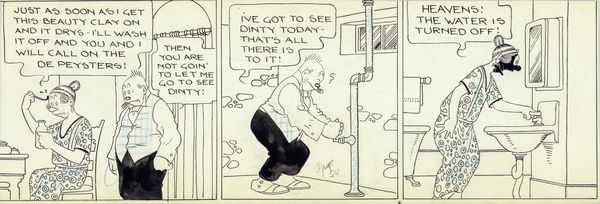 George McManus : Bringing Up Father  - Asta Fumetti: Tavole e Illustrazioni Originali - Associazione Nazionale - Case d'Asta italiane