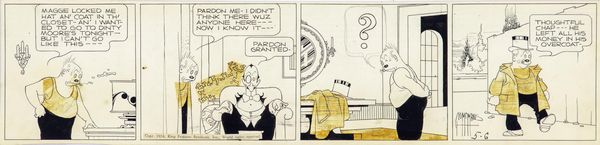 George McManus : Bringing Up Father  - Asta Fumetti: Tavole e Illustrazioni Originali - Associazione Nazionale - Case d'Asta italiane