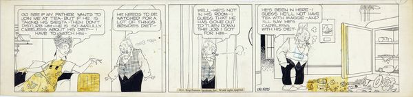 George McManus : Bringing Up Father  - Asta Fumetti: Tavole e Illustrazioni Originali - Associazione Nazionale - Case d'Asta italiane