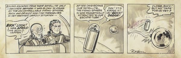 Rick Yager : Buck Rogers  - Asta Fumetti: Tavole e Illustrazioni Originali - Associazione Nazionale - Case d'Asta italiane