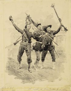 Edoardo & Fortunino Matania - La Vita ed il Regno di Vittorio Emanuele II di Savoia Primo Re d'Italia