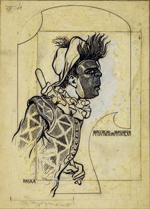 Nasica (Augusto Majani) - Mascagni in maschera