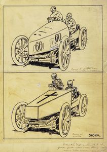 Nasica (Augusto Majani) - Parigi - Madrid