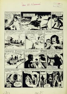 Dino Battaglia : L'ultimo dei Polignac  - Asta Fumetti: Tavole e Illustrazioni Originali - Associazione Nazionale - Case d'Asta italiane