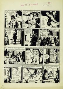 Dino Battaglia : L'ultimo dei Polignac  - Asta Fumetti: Tavole e Illustrazioni Originali - Associazione Nazionale - Case d'Asta italiane