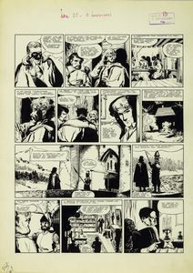 Dino Battaglia : L'ultimo dei Polignac  - Asta Fumetti: Tavole e Illustrazioni Originali - Associazione Nazionale - Case d'Asta italiane