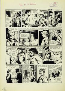 Dino Battaglia : L'ultimo dei Polignac  - Asta Fumetti: Tavole e Illustrazioni Originali - Associazione Nazionale - Case d'Asta italiane