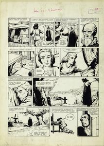 Dino Battaglia : L'ultimo dei Polignac  - Asta Fumetti: Tavole e Illustrazioni Originali - Associazione Nazionale - Case d'Asta italiane