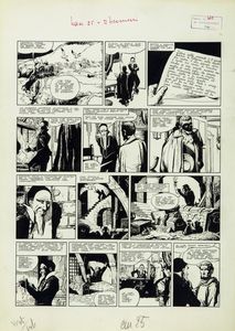 Dino Battaglia : L'ultimo dei Polignac  - Asta Fumetti: Tavole e Illustrazioni Originali - Associazione Nazionale - Case d'Asta italiane