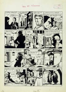 Dino Battaglia : L'ultimo dei Polignac  - Asta Fumetti: Tavole e Illustrazioni Originali - Associazione Nazionale - Case d'Asta italiane