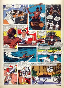 Aldo Di Gennaro : La notte della luna tremante  - Asta Fumetti: Tavole e Illustrazioni Originali - Associazione Nazionale - Case d'Asta italiane