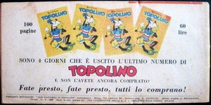 Ambrogio Vergani : Topolino n. 6  - Asta Fumetti: Tavole e Illustrazioni Originali - Associazione Nazionale - Case d'Asta italiane