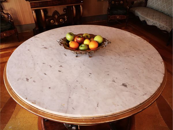 Importante tavolo monumentale da centro  - Asta Un'antica dimora marchigiana: Arredi antichi e Arte contemporanea - Associazione Nazionale - Case d'Asta italiane