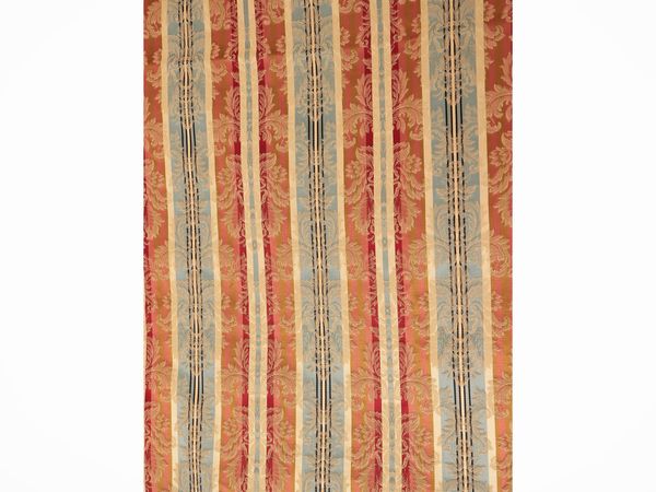 Letto singolo in ferro battuto tinto verde acqua  - Asta Un'antica dimora marchigiana: Arredi antichi e Arte contemporanea - Associazione Nazionale - Case d'Asta italiane