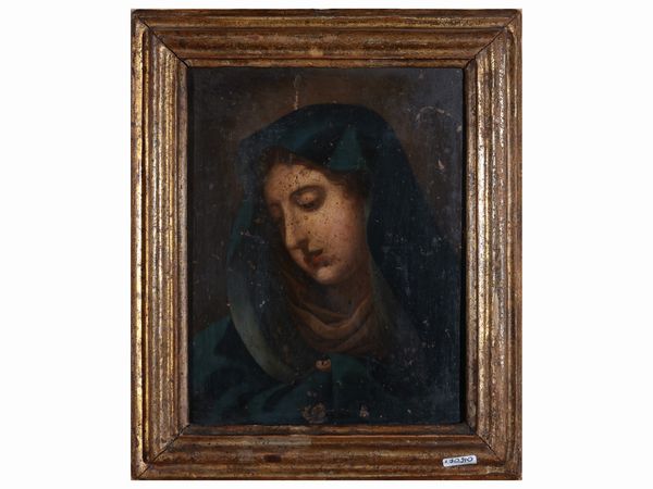 Da Carlo Dolci : Mater Dolorosa  - Asta Un'antica dimora marchigiana: Arredi antichi e Arte contemporanea - Associazione Nazionale - Case d'Asta italiane