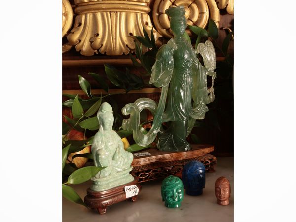 Miscellanea di curiosit� in pietra dura  - Asta Un'antica dimora marchigiana: Arredi antichi e Arte contemporanea - Associazione Nazionale - Case d'Asta italiane