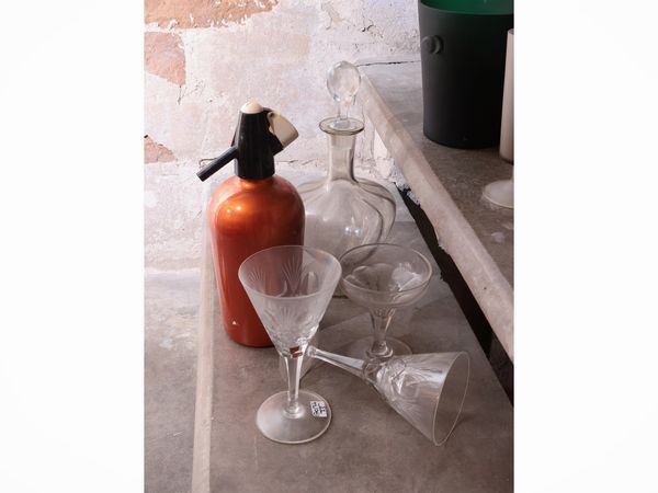 Accessori da aperitivo  - Asta Un'antica dimora marchigiana: Arredi antichi e Arte contemporanea - Associazione Nazionale - Case d'Asta italiane