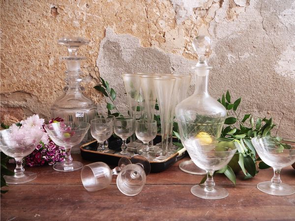 Accessori per servire aperitivi  - Asta Un'antica dimora marchigiana: Arredi antichi e Arte contemporanea - Associazione Nazionale - Case d'Asta italiane