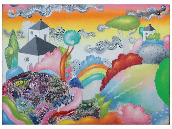 LUCA ALINARI : Paesaggio  - Asta Un'antica dimora marchigiana: Arredi antichi e Arte contemporanea - Associazione Nazionale - Case d'Asta italiane