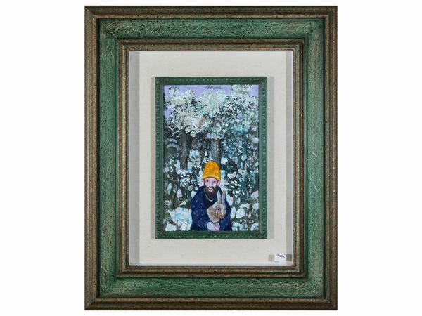 Antonio Possenti : Un inverno  - Asta Un'antica dimora marchigiana: Arredi antichi e Arte contemporanea - Associazione Nazionale - Case d'Asta italiane