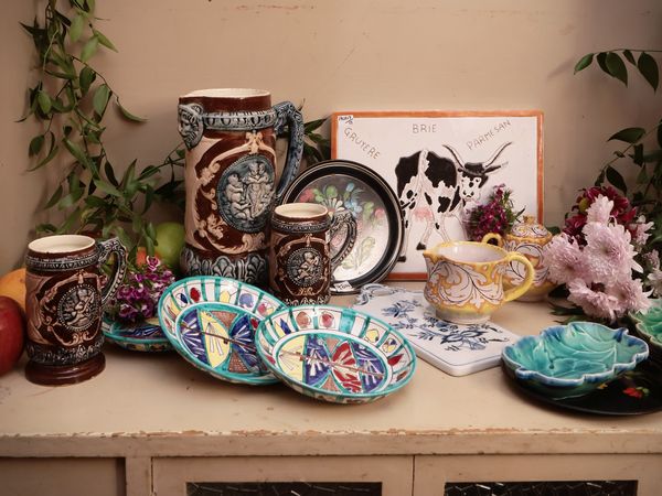 Lotto di accessori rustici per la tavola  - Asta Un'antica dimora marchigiana: Arredi antichi e Arte contemporanea - Associazione Nazionale - Case d'Asta italiane