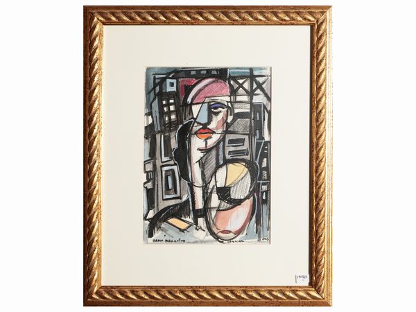 Dario Ballantini : Cominciamo  - Asta Un'antica dimora marchigiana: Arredi antichi e Arte contemporanea - Associazione Nazionale - Case d'Asta italiane